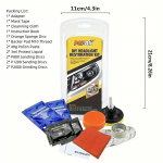 Auto esitulede taastamiskomplekt Tulede l&auml;&auml;tsede poleerija Puhastuspasta Heledamaks tegev Esilaterna kriimustuste parandamise vedel pasta Taastust&ouml;&ouml;riist