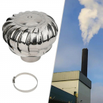 P&ouml;&ouml;rlev roostevabast terasest korstnakubu kaitseb suitsutoru ventilatsioon suitsueemaldusseadet vihmakindel ventilatsiooniventilaator