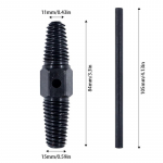 Veetoru purunemise ekstraktor &ndash; kaheotstarbeline veetoru kruvide eemaldamise t&ouml;&ouml;riist 1/2-tollise/ 3/4-tollise toru ventiili segisti purunemispoldi eemaldamiseks