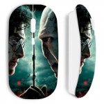 Souris - Maniacase - Harry Potter - Sans Fil - Blanc - Design Ergonomique Confortable