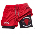 Anime IPPO Muay Thai Kickpoks UFC MMA Segav&otilde;itluskunst L&uuml;hikesed p&uuml;ksid Anime Mehed Naised Unisex Kahekihilised Kiiresti Kuivavad Hingavad Sport Sael J&otilde;usaal Fitness Treening M