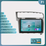 Hizpo Hizpo 10.1 Carplay 4G 2 Din Android 13 Autoraadio Volkswagen Golf 7 2013 - 2017 jaoks Must Hall Videos&uuml;steem GPS DSP Intelligentene Autoradio RDS P1 G 4Core 1G 32G