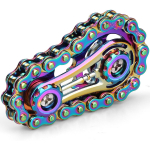 Jalgratta Keti Hammasratas Fidget Spinner Stressi Leevendamiseks, Metallist Ketiratas Kett Fidget M&auml;nguasi, Kineetiline Laua Uudsus K&auml;sitsi S&otilde;rme Spinner &Auml;revuse Vastu, Lahe M&auml;nguasi 5.9*3.4*2cm mitmev&auml;rviline