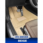 Car floor mats for Citroen C4 Aircross 2012 2013 2014 2015 2016 2017 Custom auto foot Pads automobile interior accessories 1PC driver-BLK