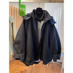 2024 Naiste &Uuml;lisuur Briti stiilis Kapuutsiga Tuulejope-Keep kevadiseks ja s&uuml;giseseks hooajaks 4XL Suggested 90-100kg