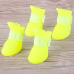 4 tk Lemmiklooma veekindel vihmakindel libisemisvastane kummisaabas v&auml;ikestele ja keskmistele suurtele koertele kassidele v&auml;lisjalatsid koerte poolsaapad lemmikloomade tarvikud S sinine