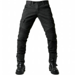 Meeste hingavad mootorratta kitsad teksad: Kulumiskindlad kaitsep&uuml;ksid M must