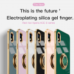 Sony Xperia ACE3 galvaniseeritud kaitse&uuml;mbris magnetilise r&otilde;ngaskinnitusega Dark Night Green