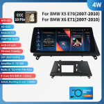 Ossuret 10.25 Carplay Android 13 Autoradio BMW X5 E70 X6 E71 CCC CIC autode nutikate s&uuml;steemide raadiole GPS-navigaator Stereo DSP Bluetooth SWC Peakomplekt 4W 4G 32G