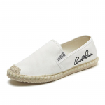 Meeste Meessoost Mokassiinid Espadrillid Meestele 2024 Suvi Hingavad L&otilde;uendikingad Meeste Mood Pehmed Slip-On Meeste Kingad Vabaaja Kanep Wrapsy8 39 valge