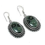 Kambaba Jasper Handmade 925 Sterling Silver Jewelry Earring 2.05 h7r05