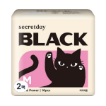 Secret Day Musta tiivaga h&uuml;gieenisidemed, keskmine suurus, 16 tk pakis &times; 2 pakki