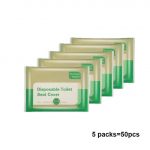 10/30/50 TK &uuml;hekordselt kasutatavad tualettruumi istmekatted, paber WC-istmekatted, veekindlad, loputatavad, reisimisel lahustuv veet&uuml;&uuml;p, kaasaskantav padi 50pcs
