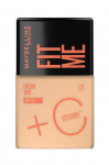 Maybelline New York jumestuskreem, kerge nahatoonija SPF 50 ja C-vitamiiniga, loomulik katvus, igap&auml;evaseks kasutamiseks, Fit Me Fresh Tint, toon 01, 30 ml