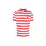 Polo Ralph Lauren SS23 Triibuline Logoga Tikitud L&uuml;hikeste Varrukatega Polo S&auml;rk Meeste topid 710898606-002 XL