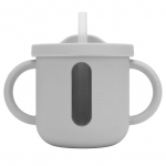 Silikoonist Sippy Cups kahe k&auml;epidemega kerge lekkekindla kattega v&auml;ikelapse treeningtass.