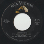 7-tolliline plaat NEIL SEDAKA, STAN APPLEBAUM & HIS O - Calendar Girl 477829 RCA Victor 1960 Kanada Rock Kasutatud