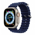 Ookeani rihm Apple'i kellarihmale 49mm 45mm 44mm 40mm 41mm 42mm 38mm silikoonkorrea k&auml;ev&otilde;ru iWatch Ultra seeria 8 7 6 5 4 3 SE 38mm 40mm 41mm tumesinine v&auml;rv