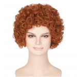 S&uuml;nteetiline Ice Spice parukas P&otilde;rklev l&uuml;hike afro lokkis parukas naistele Oranž punane pruun juus Kohev Halloweeni kost&uuml;&uuml;m Naine Cosplay parukas