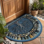 P&otilde;hjamaade poolringikujuline p&otilde;randamatt kodu sissep&auml;&auml;su uksematt kulumiskindel ja m&auml;&auml;rdunud jalaj&auml;lgede matt v&auml;lisukse p&otilde;randamatt 80 * 120Cm