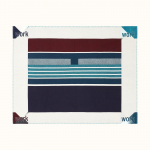 Nordic Minimalist Cashmere Knit H Blanket - Thickened Wool Letter Throw for Baby & Decorative Use 130*180 cm [800g]