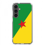 Coque T&eacute;l&eacute;phone &ndash; Samsung &ndash; Galaxy S24 Ultra &ndash; Drapeau Guyane &ndash; Supp &ndash; Mitmev&auml;rviline