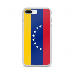 Coque iPhone &ndash; Drapeau Venezuela &ndash; iPhone 8 Plus &ndash; Supp &ndash; Mitmev&auml;rviline &ndash; Vertikaalne