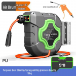 20m Automaatne Sisset&otilde;mmatav Voolikurull: &Otilde;hu-, vee- ja valguse trummel k&otilde;rgsurve autoremondiks