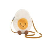 JELLYCAT Lihav&otilde;tte seeria Keedetud muna kott Kollane Nukk Palusnukk 30 cm k&otilde;rge white
