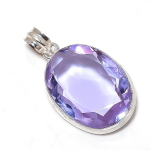 Looduslik Roosa Amet&uuml;st Kivi 925 Sterling H&otilde;be Ehted Ripats 1.89 o3W71