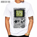 Meeste mood T-s&auml;rk Hipsteri tr&uuml;kitud T-s&auml;rgid L&uuml;hikeste varrukatega Topid Super Mario perioodiline tabel XXXL