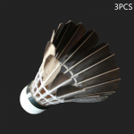 3/6/12 tk Professionaalne sulgpallisulgpall Must hane sulg Sulgpallisulgpall Treening Sport Sulgpallipall as the picture