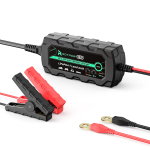 RoyPow LiFePO4 Tilk-LED Aktiveerimine P&ouml;&ouml;rd-L&uuml;his- ja &Uuml;levoolukaitse Laadija, 14.4V/1A, 7.2V/1A, Laadimine, Valgus, Polaarsus, Vooluahel,