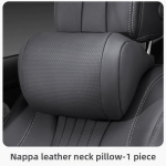 Luksuslik Nappa nahast auto istme peatugi Universaalne auto interj&ouml;&ouml;ri istmekaitse Kaela padi Pehme ja kohev, Sobib k&otilde;ikideks aastaaegadeks pruun