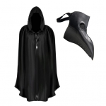 Plague Doctor Noka n&auml;opadi Steampunk Halloweeni kost&uuml;&uuml;mipeo tarvik Cosplay rekvisiidid karnevalipidude ja &uuml;rituste jaoks B