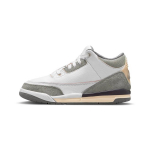 A Ma Mani&eacute;re x Air Jordan 3 Retro SP PS Raised By Women Laste tossud Valge Keskmine Hall Lilla-Oore DJ0718-110 32