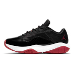 Air Jordan 11 CMFT Low GS Bred Laste tossud Must Gym-Red Valge DM0851-005 36.5