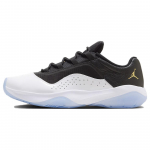 Air Jordan 11 CMFT Low Must Valge Kuld Meeste Tossud Metallik-Kuld DN4180-070 40.5