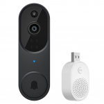 Veekindel 5G 2.4G WiFi Videouksekell 1080P Smart Home Traadita Intercom Kaamera Uksekell Turvamiseks Lisatarvik