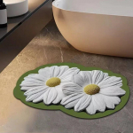 Pehme Diatomiitmatt Lill Diatomiit Maa Vannimatid Libisemiskindel Vannitoa Vanni Vaip Kiiresti Kuivav Naiste Toa Uksematt Imav 1