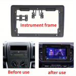 Androidi autoraadio raamikomplekt PEUGEOT Boxer/ FIAT Ducato/ Citroen Jumper 2006+ jaoks Autostereo esipaneeli trimmiserv esipaneel