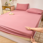 Veekindel Valge Hotelli Linalaud - &Uuml;ks T&uuml;kk, Uriinikindel Madratsikaitse 0.9*2.0m pink