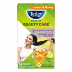 Tetley Roheline Tee Iluhooldus Biotiiniga Juustele ja Nahale, Sidruni-Mee Maitse, 25 Teepakki, 0 Kalorit (1,7 g iga&uuml;ks)