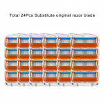 5-kihilised raseerimisterad | Roostevabast terasest k&auml;sitsi raseerimispead meestele 24pcs oranž