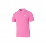 Nike tikitud logoga vabaaja sirgel&otilde;ikeline l&uuml;hikeste varrukatega polos&auml;rk meestele roosa FN3895675 XL