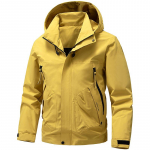 Shock Jacket Meeste Uus S&uuml;gis ja Talv Trendikas Br&auml;nd L&otilde;tv T&ouml;&ouml; L&uuml;hike Jakk Vabaaja Kapuutsiga Topp M