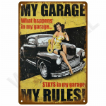 Vintage plekk-silt Kodukaunistused Seinakaunistused Kunst Seinamaal Toakaunistused Dekoratsiooniesemed Meeste Retro-metallist sildiplaadi baari plakatid 20x30cm