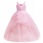 Maagilise Halva N&otilde;ia Cosplay Glinda Roosa Laste Kleit 110cm roosa