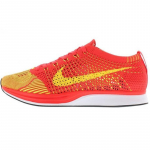Nike Flyknit Racer Bright Crimson Volt Tossud 526628-601 36.5