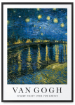 Plakat Van Gogh Over the Rhone 21x30 cm